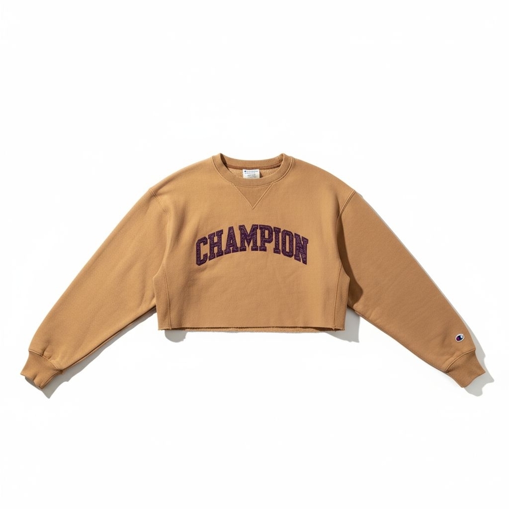 Champion Reverse Weave Cropped Sweatshirt - Medium - Picture 2 of 3